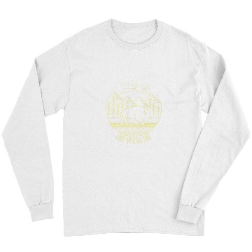 Discover Banff National Park Line Art product Long Sleeves