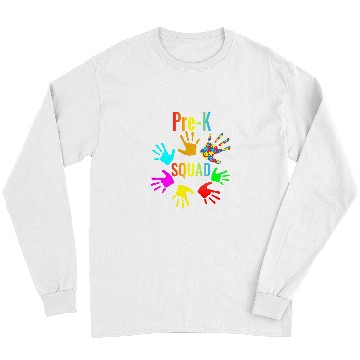 Discover PreK Squad Autism Teacher Back To School Long Sleeves