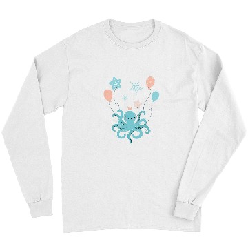 Discover Octopuss Lover Floating Balloon Octopuss Rubber Inflated Balloon Long Sleeves