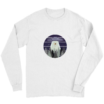 Discover bee hive abduction by uap 2ufo 2alien art Long Sleeves