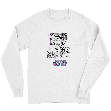 Discover Star Wars Manga Luke Skywalker Xwing Pilot Comic Panels Long Sleeves