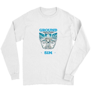 Discover Flight Simulator Aviation Console Pilot Flight Simulation 1 Long Sleeves