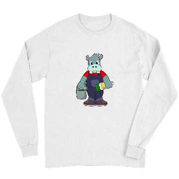 Discover Hippo Painter Paint brush Painting Long Sleeves