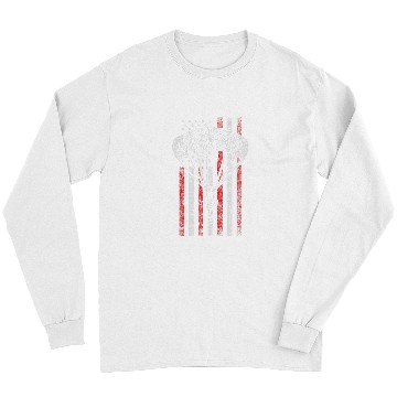 Discover Skydiving Gift Skydiver Silhouette Skydiving American Flag Skydiver Long Sleeves