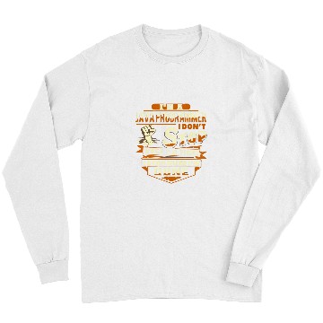 Discover Proud JAVA PROGRAMMER Funny Long Sleeves
