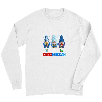 Discover Happy Chrismukkah Gnomes Merry Christmas And Happy Hanukkah193 Long Sleeves