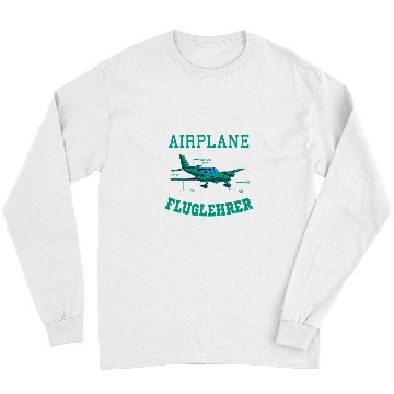 Discover Flight Instructor Pilot Trainer CFI Aviation Enthusiasts 2 Long Sleeves