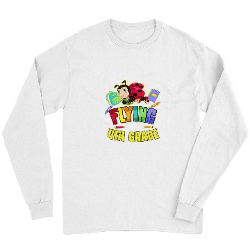 Discover Flying Into 4th Grade Ladybug Back To School First Day Cute Long Sleeves