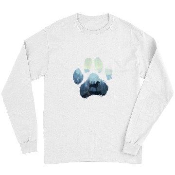 Discover English Foxhound Dog Paw Mom Dad Mountains Long Sleeves