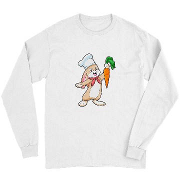 Discover Rabbits Cook Chef hat Carrot Long Sleeves