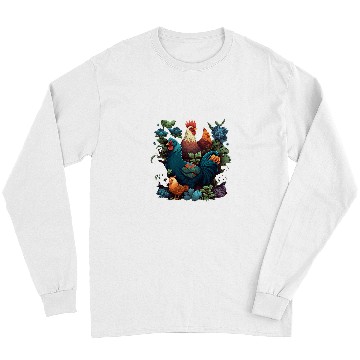 Discover Gardening Plants and chickens 5 Long Sleeves