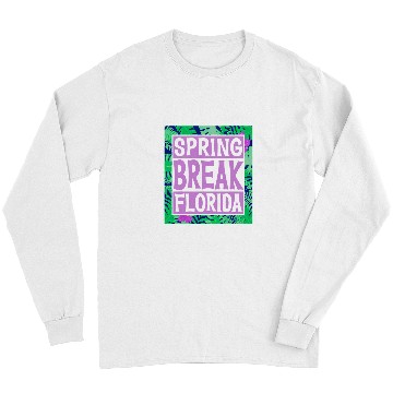 Discover Spring Break Senior Class Student School Trip Florida Beach 4 Long Sleeves