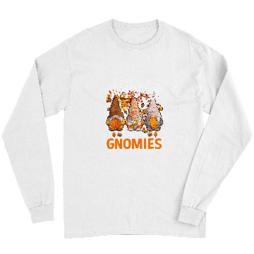 Discover Pumpkin Gnomes Fall Autumn Cute Thanksgiving 184 Long Sleeves