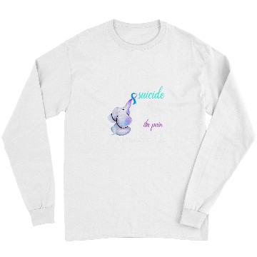 Discover Elephant suicides Ribbon suicides Prevention Awareness Long Sleeves