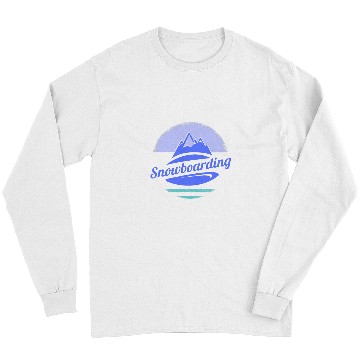 Discover Skiing Ski Snowboarding winter holidays snowboarding Long Sleeves