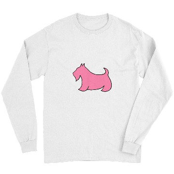Discover Dog Scottish Terrier Pink Scottish Terrier Long Sleeves