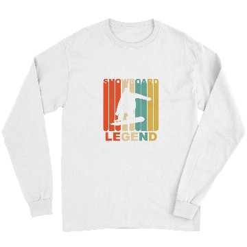 Discover Skiing Ski vintages 1970s Style Snowboard Legend Snowboarding Long Sleeves
