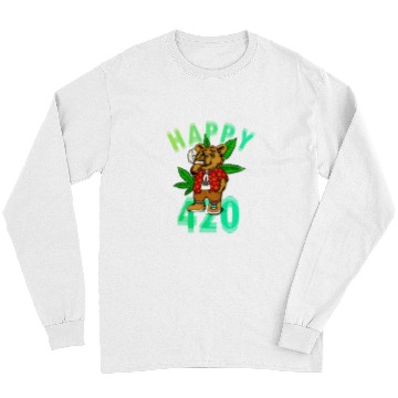 Discover Funny Bear Happy 420 Teddy Cute Bears Long Sleeves