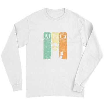 Discover Alpaca Periodic Table Elements Llama Alpaca vintages 3 Long Sleeves