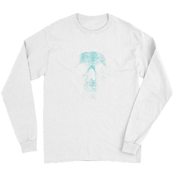 Discover Skeletons Skulls Binary Skull Coding Computer Programmer Developer Geek Skull Long Sleeves