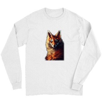 Discover Atmosphere Hypercute FoxHybrid Maine Coon Tiger Fluffy Long Sleeves