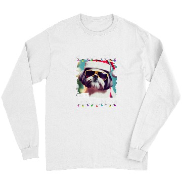Discover First Christmas as a Shih Tzu mom 4 Long Sleeves