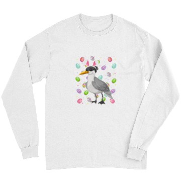 Discover Seagull Lover Bird Easter Egg Lover Funny Seagull Easter Sunday Long Sleeves