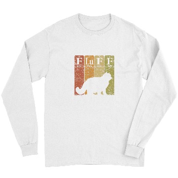 Discover Fluff Cat Periodic Table Elements Cat Lover Cat Scientist 4 Long Sleeves
