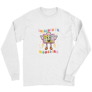 Discover AAC SLP Speech Language Pathologist Everyday Im Modeling Long Sleeves