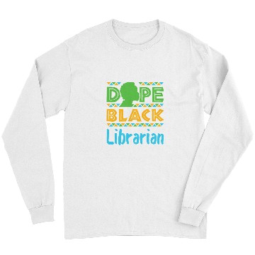 Discover Reading Book Dope Black Librarian Library Reading Books Afrocentric Reader Long Sleeves