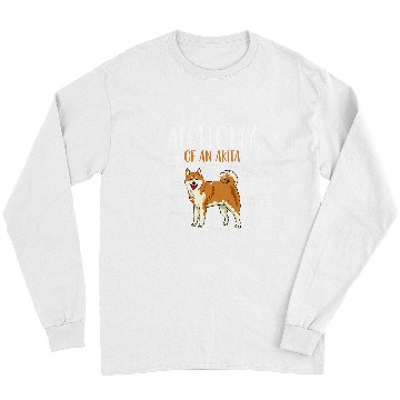 Discover Dog Akita Anatomy Long Sleeves