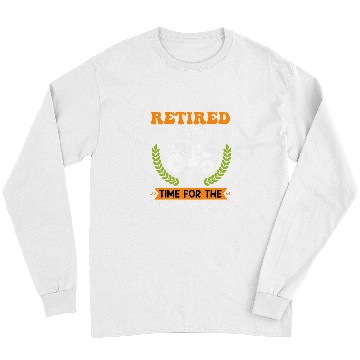 Discover Tractor driving Retired farmer farm pensioner tractor Retirement Long Sleeves