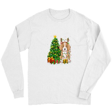 Discover Foxhound Dog Lover Matching xmass Lighting Foxhound Christmas Long Sleeves
