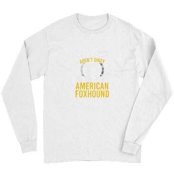 Discover Thats My American Foxhound Nose Art Dog Lover Long Sleeves