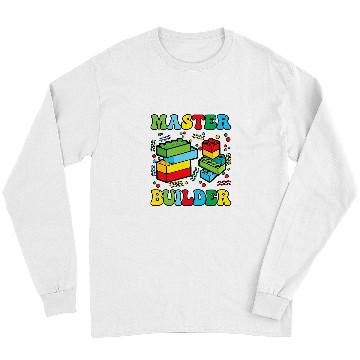 Discover Cool Master Builder Blocks Brick Builder Kids 1 Long Sleeves