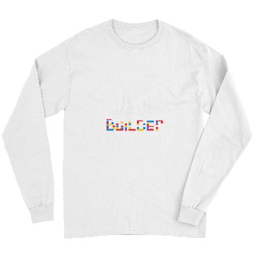 Discover Cute Brick Blocks Building Meme Master Builder Long Sleeves