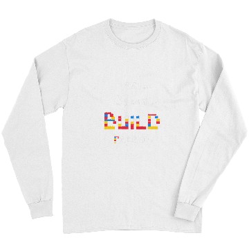 Discover Cute Brick Blocks Building Meme Eat Sleep Build Repeat 1 Long Sleeves