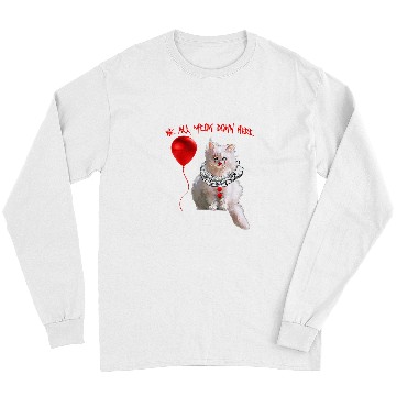 Discover We All Meow Down Here Halloween46 Long Sleeves