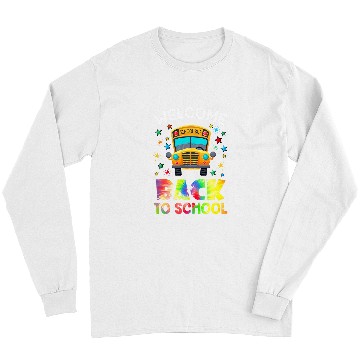Discover Welcome Back To School Funny Outfit School Bus Driver Long Sleeves