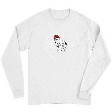 Discover Let It Snow Funny Snowing Cold Winter Vibes Merry Christmas 184 Long Sleeves