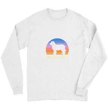 Discover Bernedoodle vintages Sunset Dog Long Sleeves