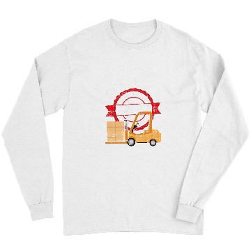 Discover Cool Forklift Operator Driver Trucker Forklift Long Sleeves