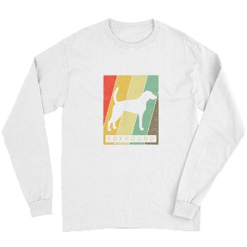 Discover Foxhound Dog Retro Vintage Long Sleeves