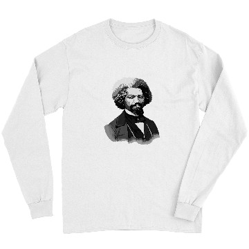 Discover Frederick Douglass lifelike illustration Long Sleeves
