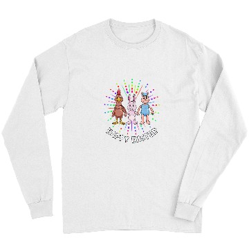 Discover Rabbits Easter bunny Easter lamb and hen Happy Easter Long Sleeves