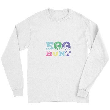 Discover Egg Hunt Security Retro Easter Egg Hunt Supervisor Easter Long Sleeves