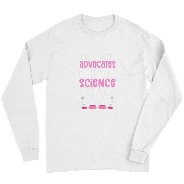 Discover Equality In Science Female Technology Student STEMinist Long Sleeves