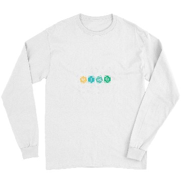 Discover Science Chemistry Elements Periodic Table Nerd Geek STEM Long Sleeves
