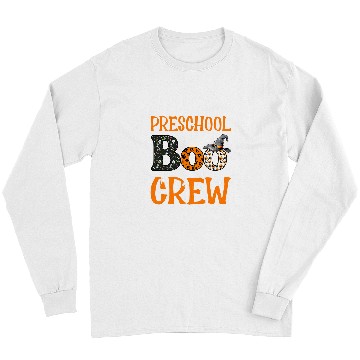 Discover Halloween Preschool Boo Crew PreK Preschool Teacher Student Long Sleeves