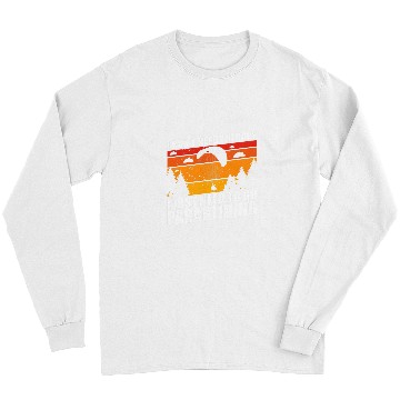 Discover Paraglider skydiving just need paramotor retro design Long Sleeves